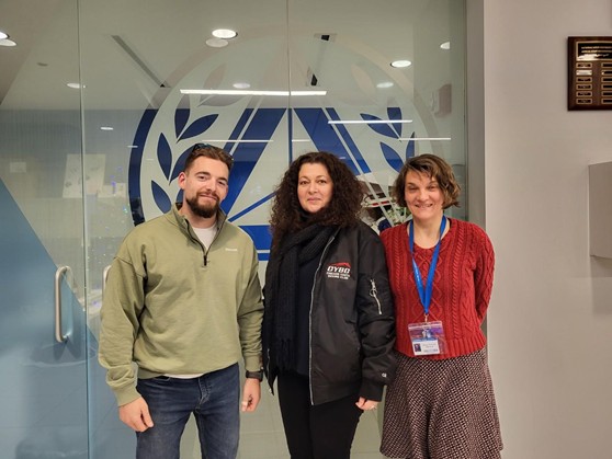 Episode 2 Image: Joe Rice, Karen May, and Dr. Magda Giurcanu