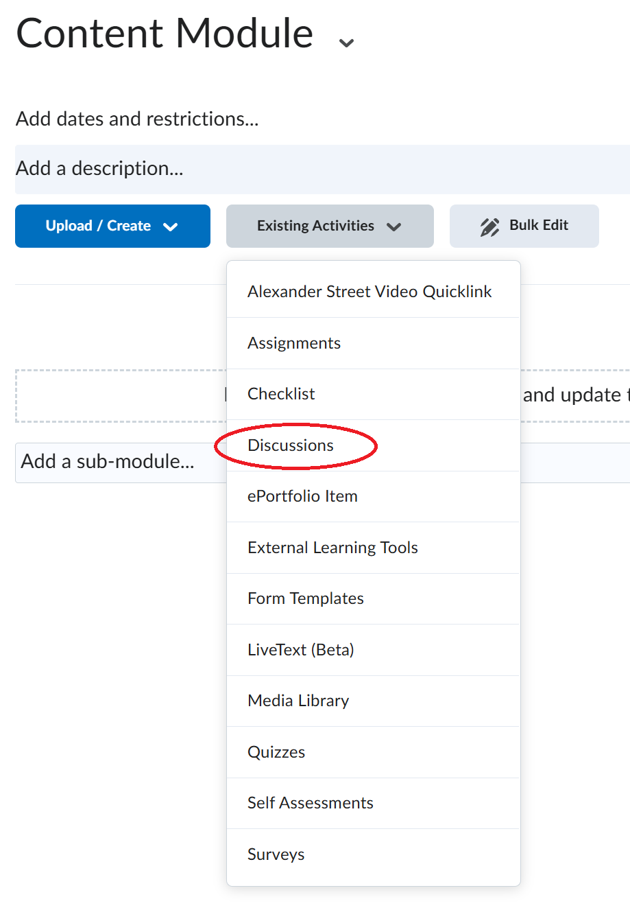 D2L Screenshot